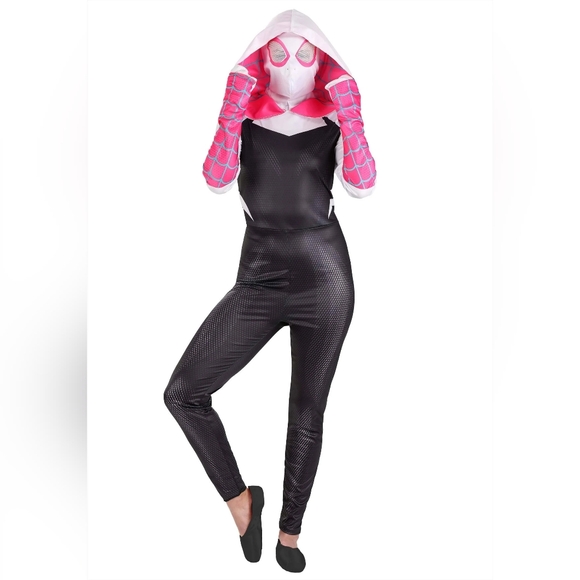 Spiderman Other - Spiderman Across the Spiderverse - Adult Women's Spider-Gwen Costume - Size L